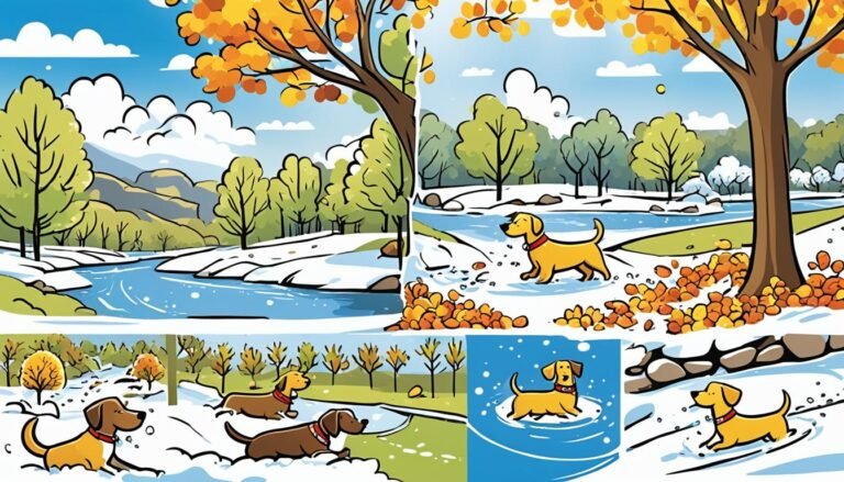 Hunde und Jahreszeiten
