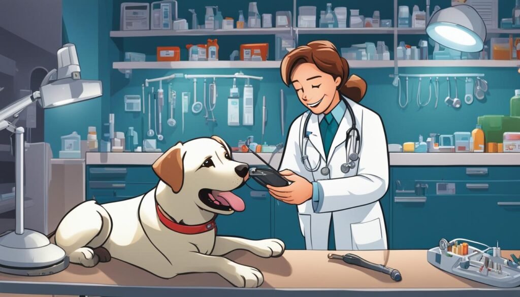 Medizinische Versorgung von Rettungshunden