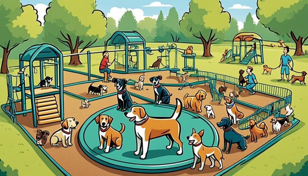 Verhaltenskodex auf dem Hundespielplatz